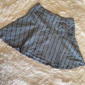 JOA Los Angeles Stripe Mini Skirt